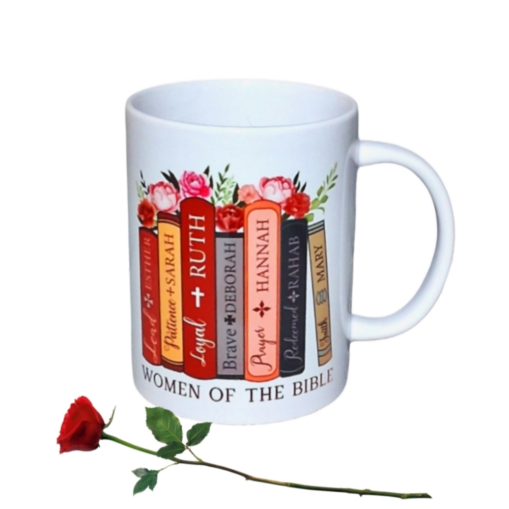 Faith Cricut Women of the Bible Mug - Multicolor